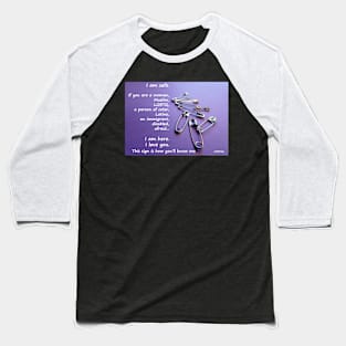 Safety Pin Solidarity Baseball T-Shirt